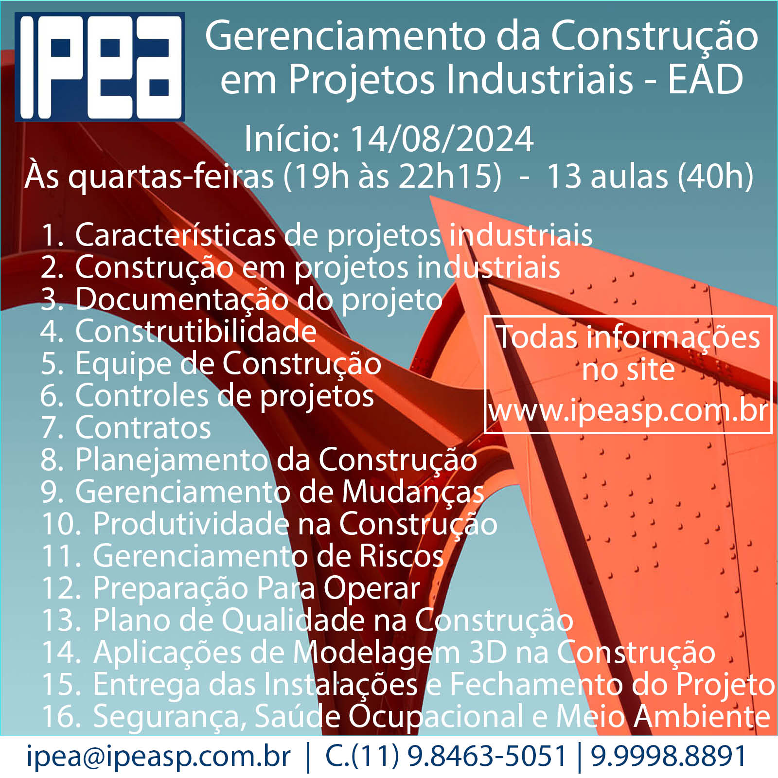 Gerenciamento da Construção – EAD