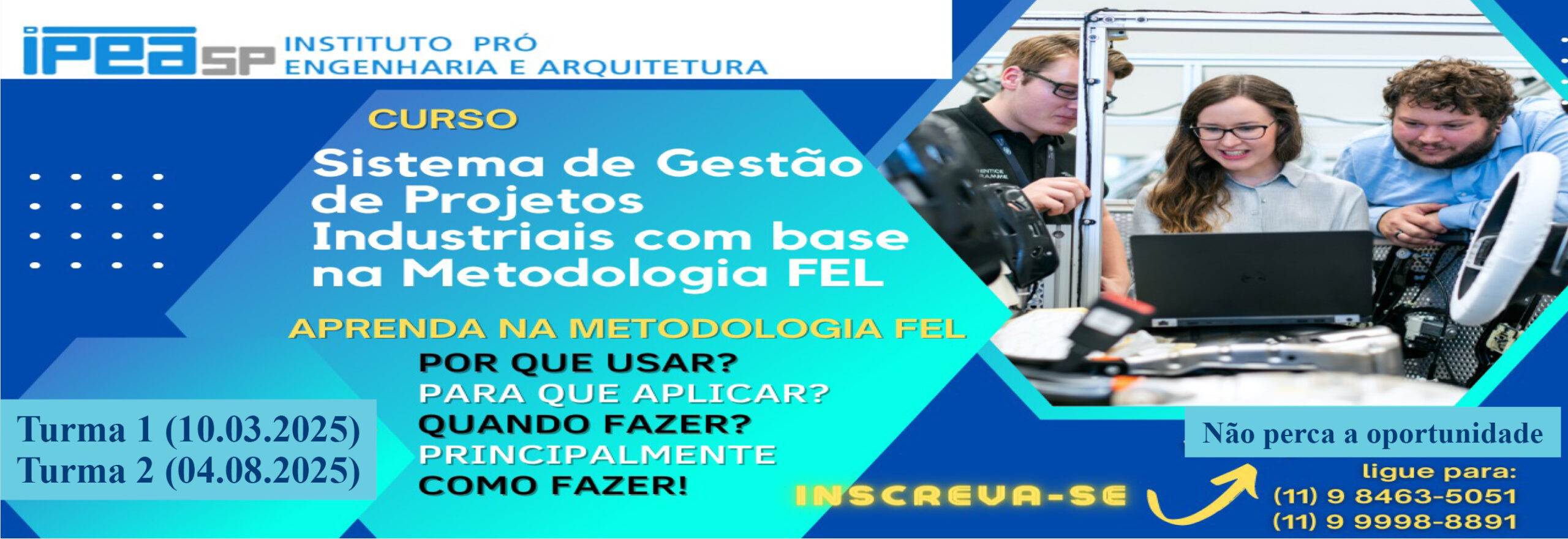 Gestão de Projetos Industriais – Baseado na Metodologia FEL – EAD