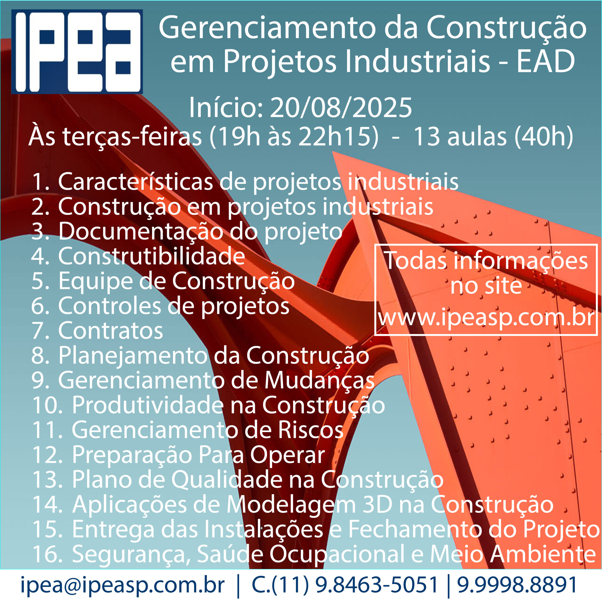 Gerenciamento da Construção – EAD